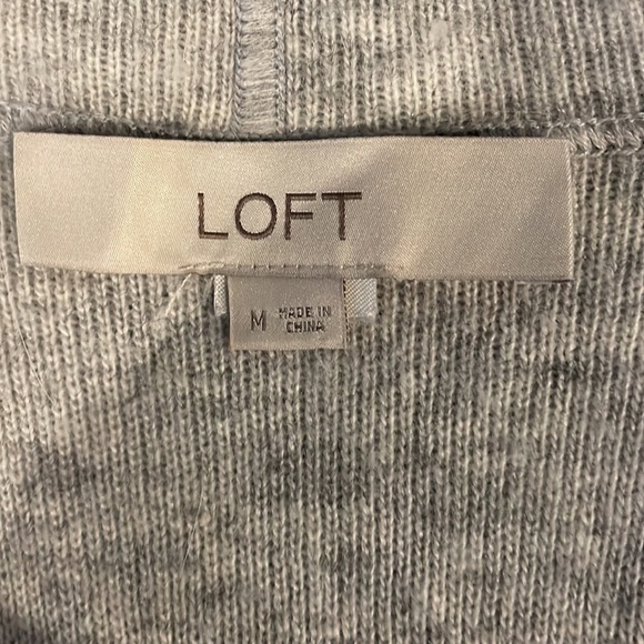 Loft Wool Blend Cardigan Medium - Picture 10 of 13